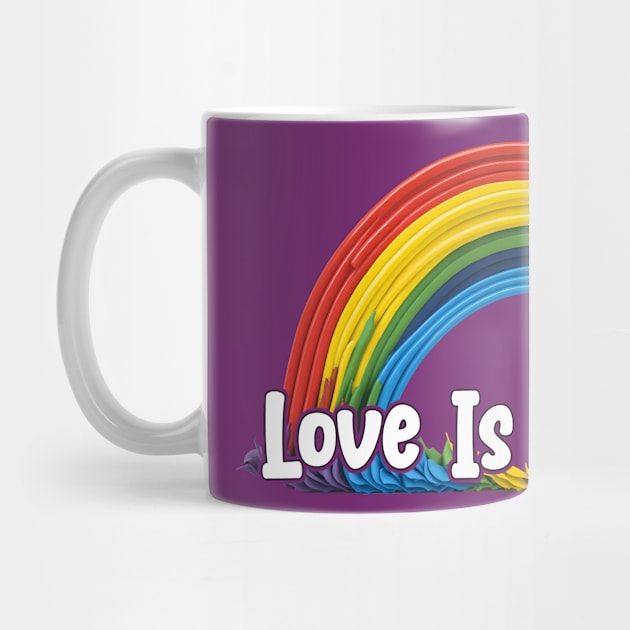 Prideful Skies LGBTQ gay pride Rainbow Colored Design by star trek fanart and more